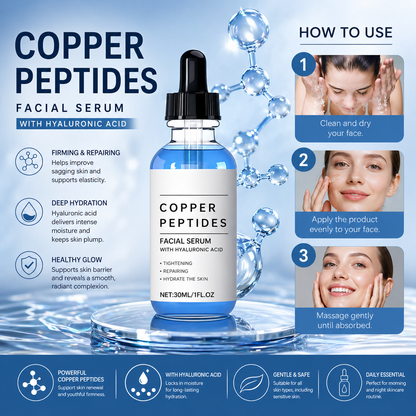 GHK-CU Peptide Serum Anti Wrinkle 30ml - Beautime