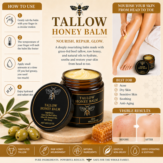 Tallow Honey Balm - Beautime
