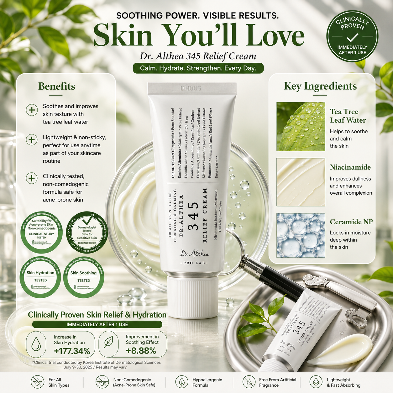 Dr.Althea 345 Relief Cream - Beautime