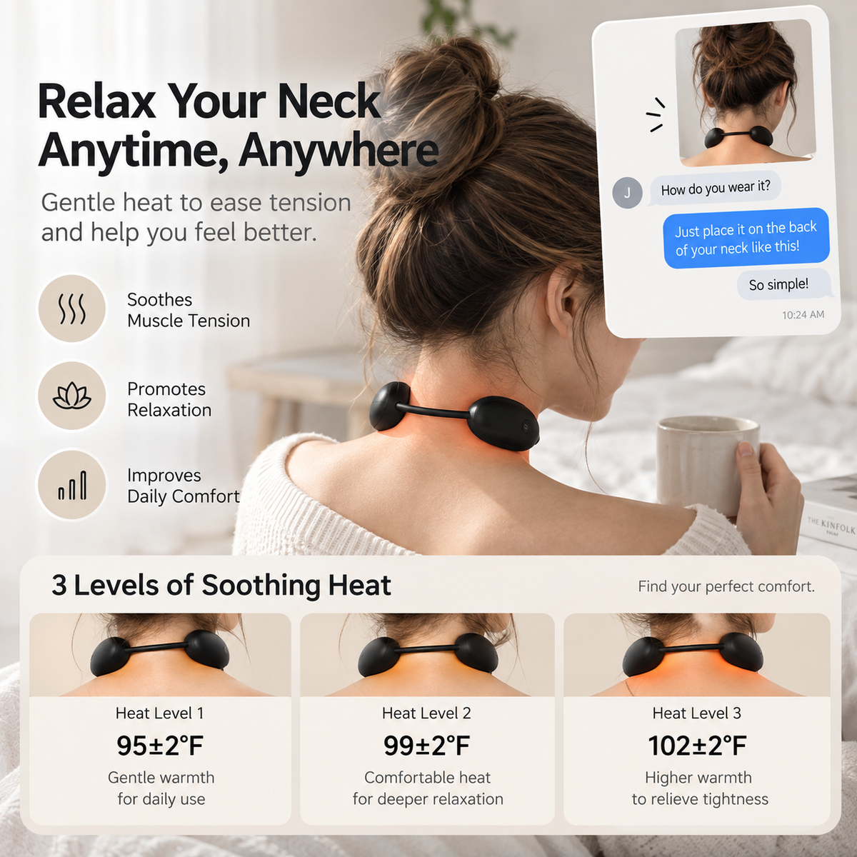 Beautime™ Portable Neck Massager
