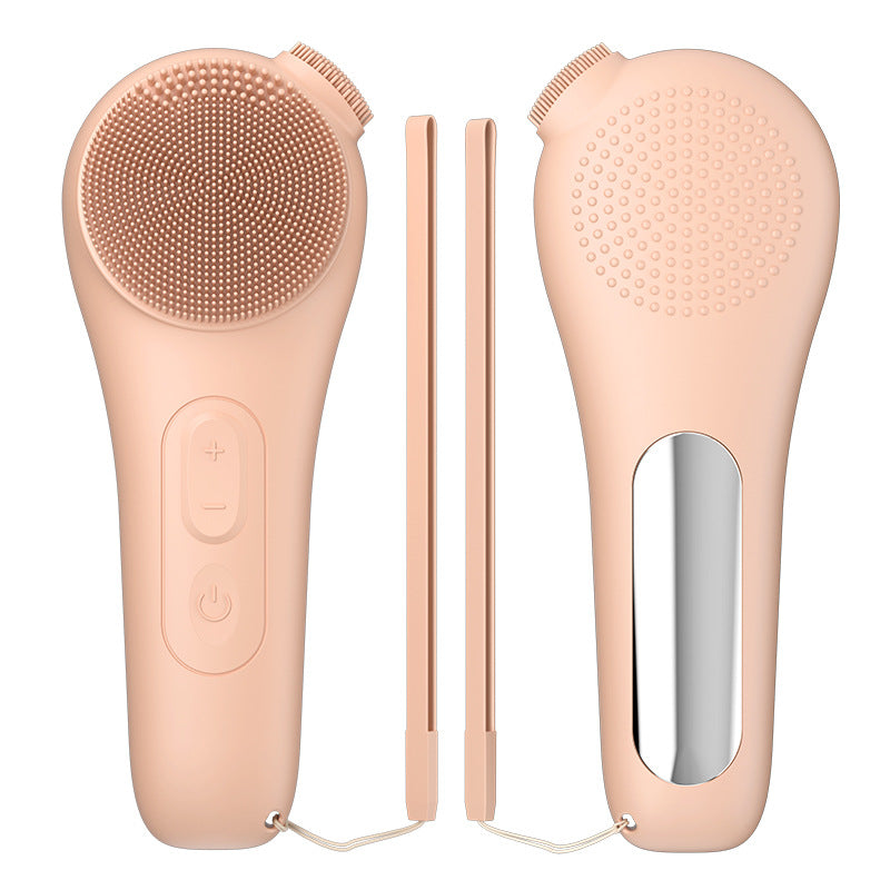 LED Sonic Silicone Facial Cleansing Brush