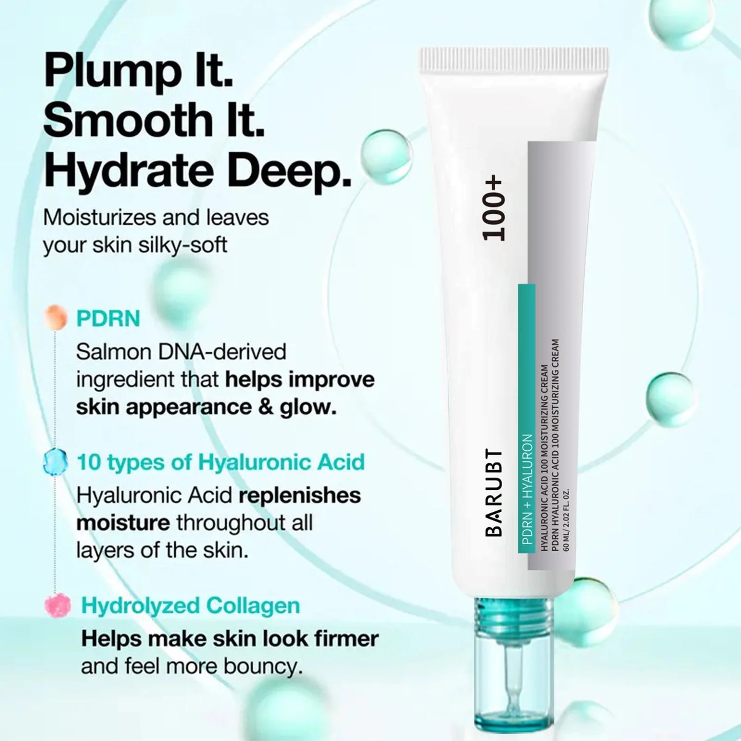 BARUBT PDRN Hyaluronic Acid 100 Moisturizing Cream