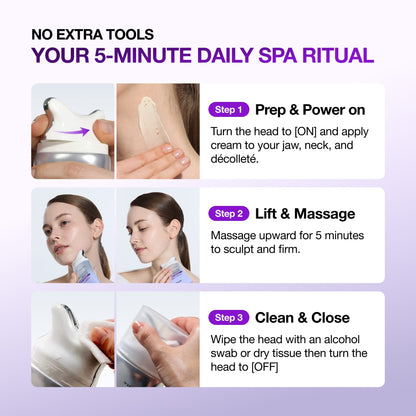 Anua Collagen Retinol Refining Gua Sha Cream applicator and cream texture image
